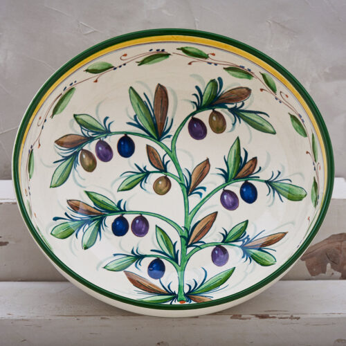 White Olive Tree Bowl - 30 cm