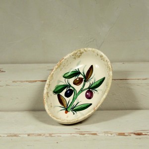 White Olive Tree Oval Bowl