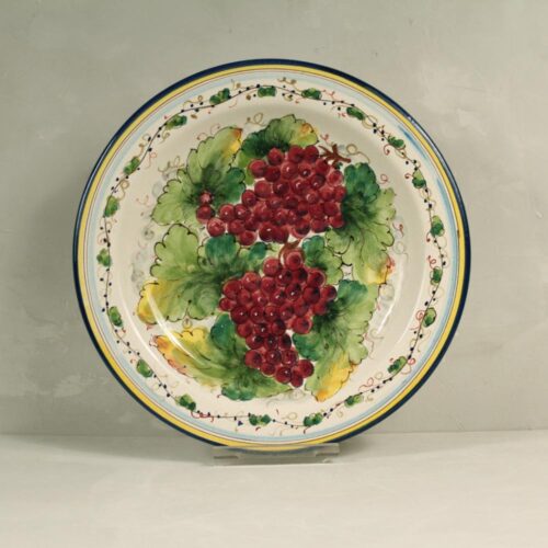 Red Grapes Plate - 31 cm